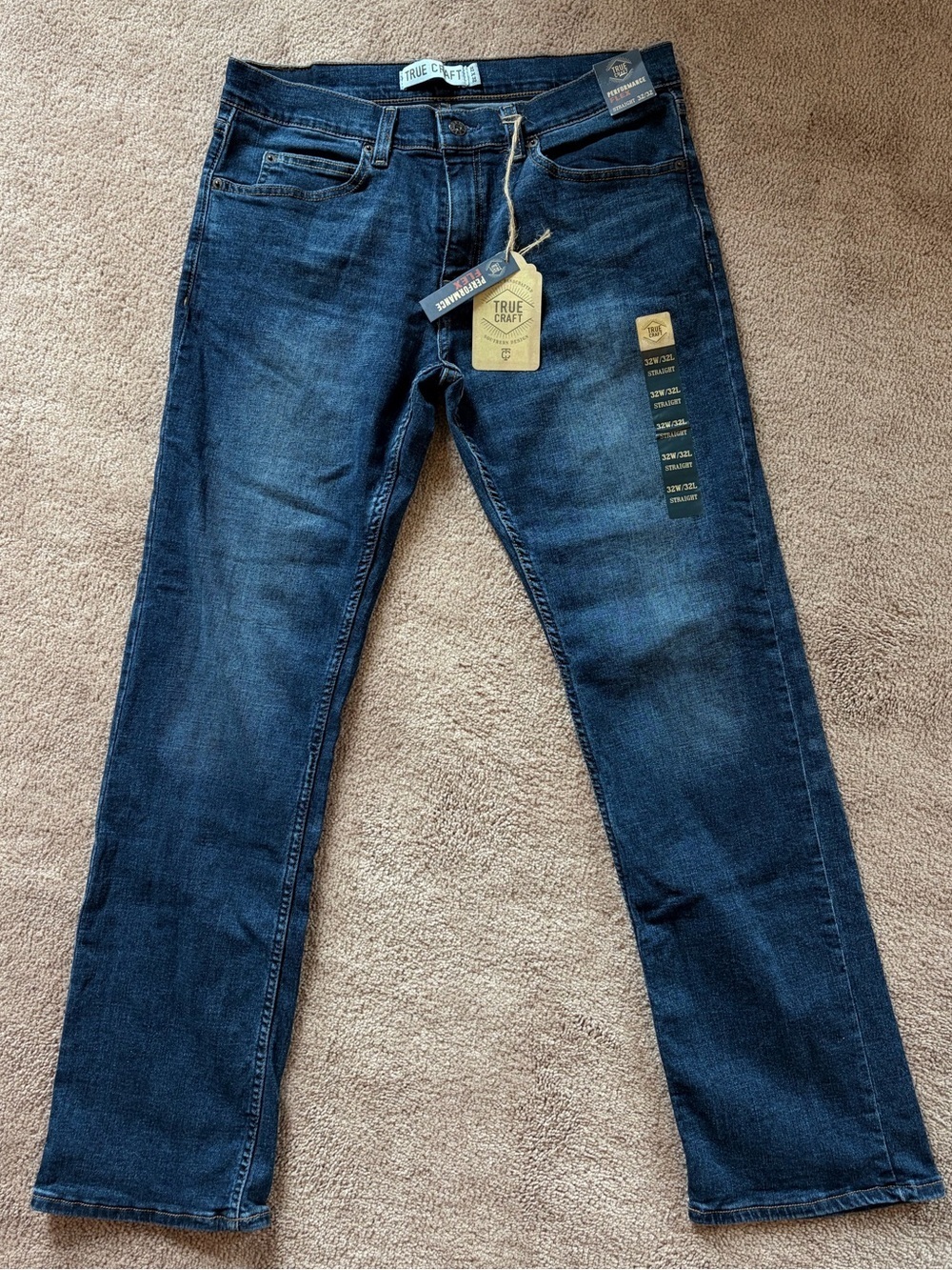 True Craft Performance Flex Slim Straight Men's Jeans.